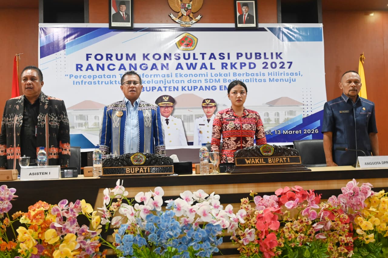 Bupati Kupang Buka Forum Konsultasi Publik RKPD 2027